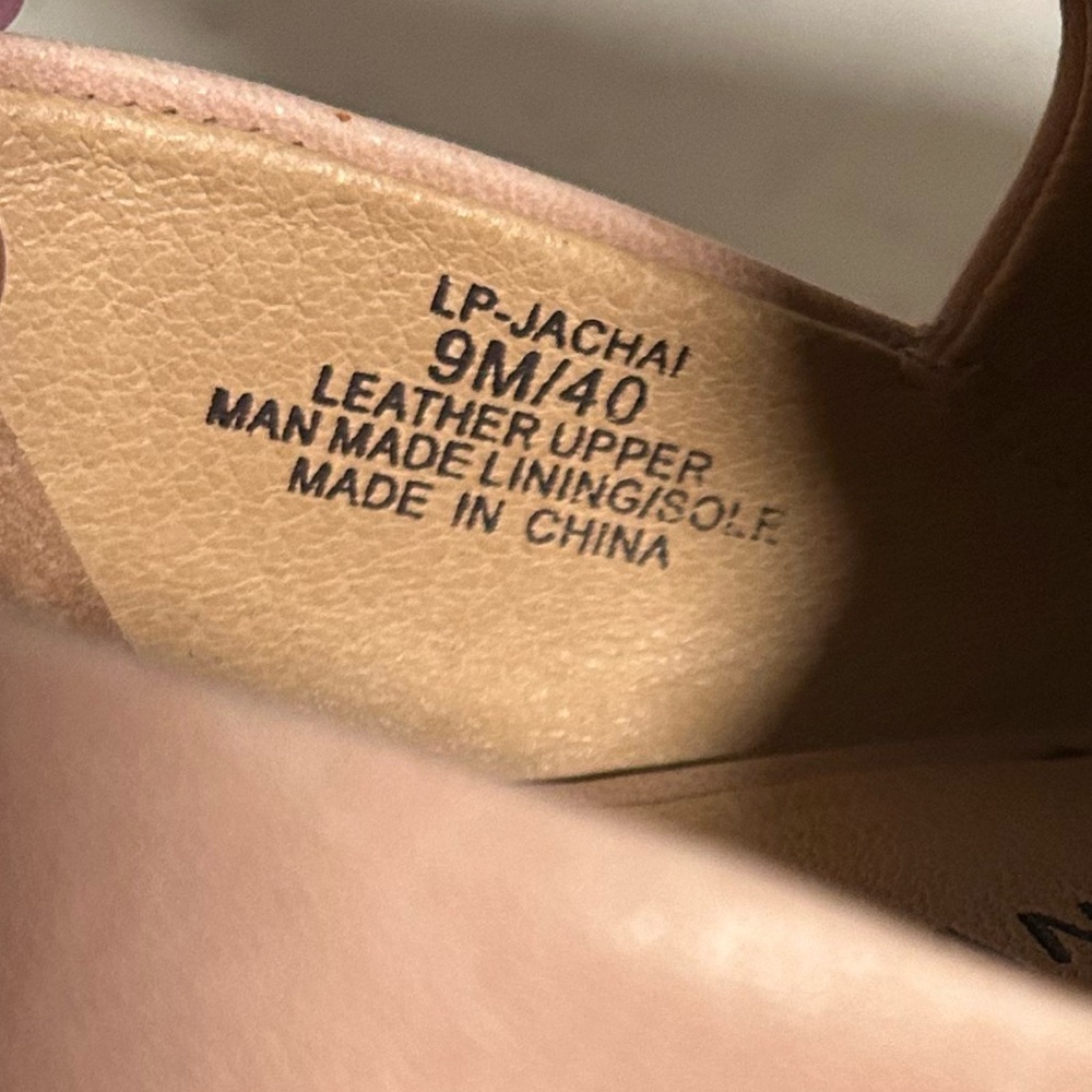Lucky Brand Jachai Open Toe Ankle Boots Block Heel Leather Sandals Size 9/40 - Picture 12 of 15
